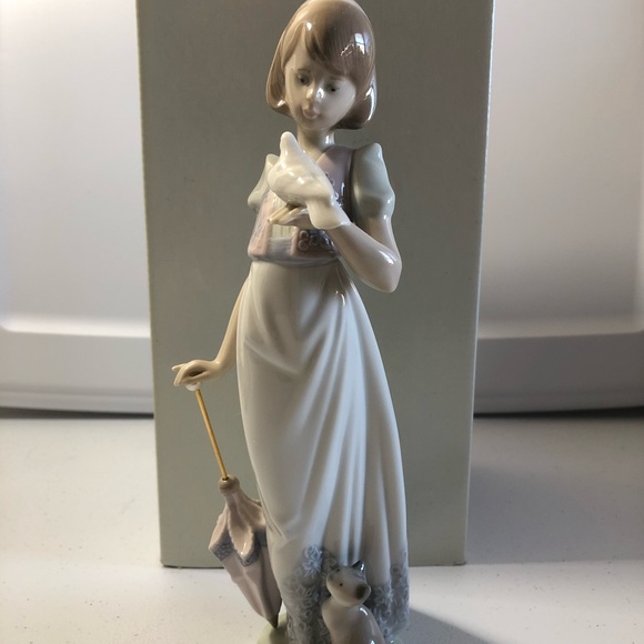 Lladro, porcelain figurine, summer Stroll - Picture 2 of 6